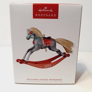Hallmark 2022 Rocking Horse Memories 3rd in series Christmas Keepsake Ornament